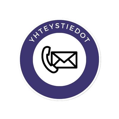 Yhteystiedot graafinen kuvake.